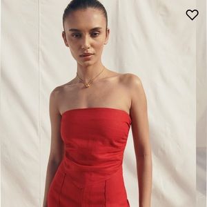 NWT Reformation Linen Top